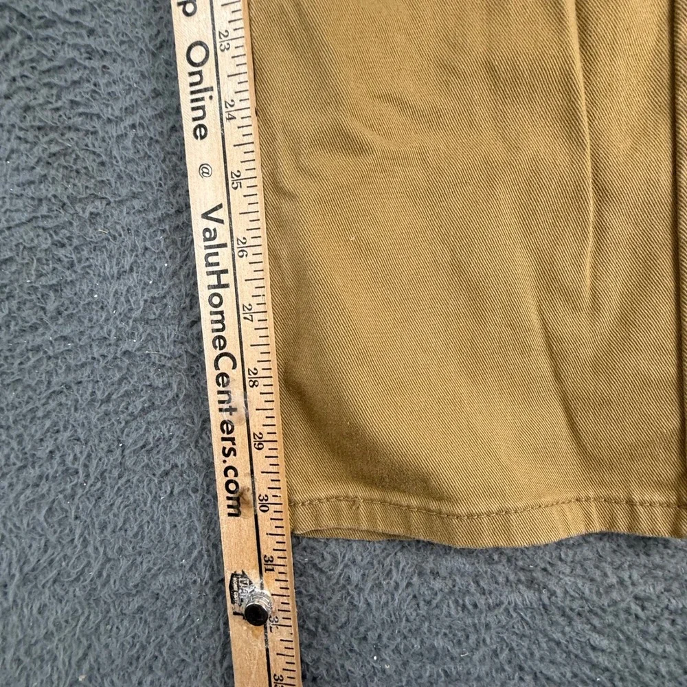 Levi's 513 Slim Straight Men 32x32 Tan Khaki Cotton Blend Stretch Pants